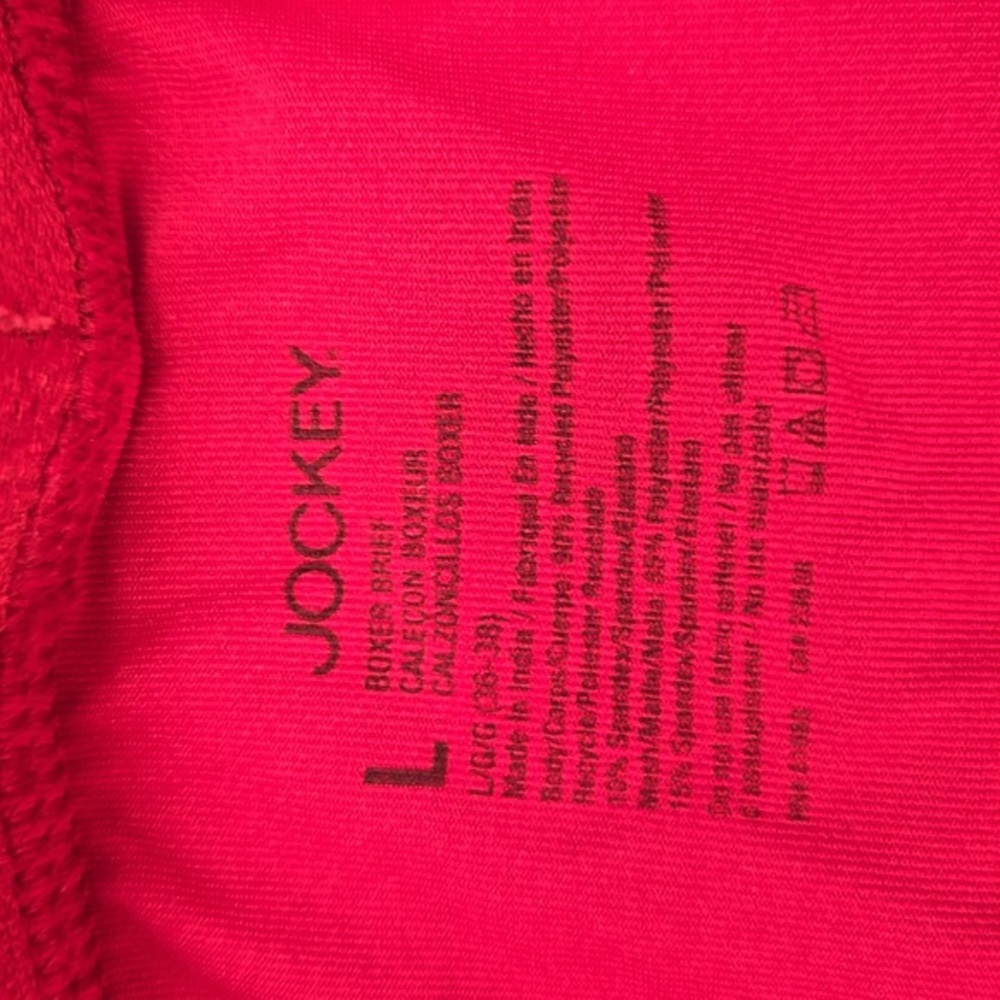 Red Jockey Microfiber Boxer Briefs - Picture 4 of 4
